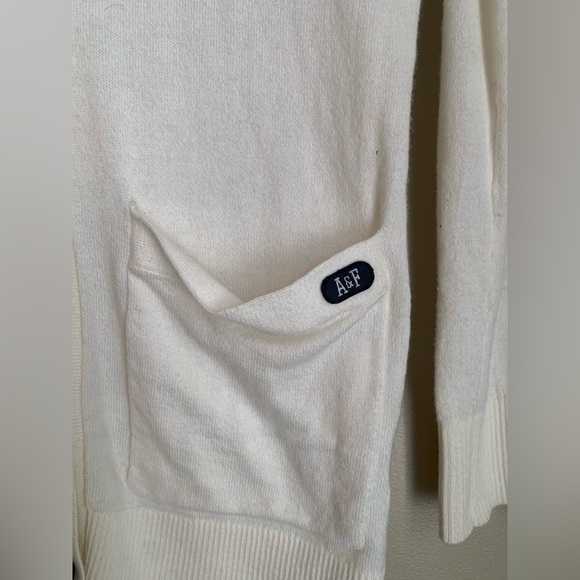 Abercrombie & Fitch cardigan sweater letterman long y2k vintage light academia - Picture 2 of 7